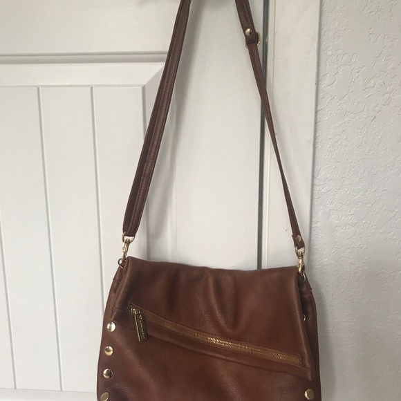 Hammitt large VIP crossbody - Cognac/Gold - Picture 4 of 8